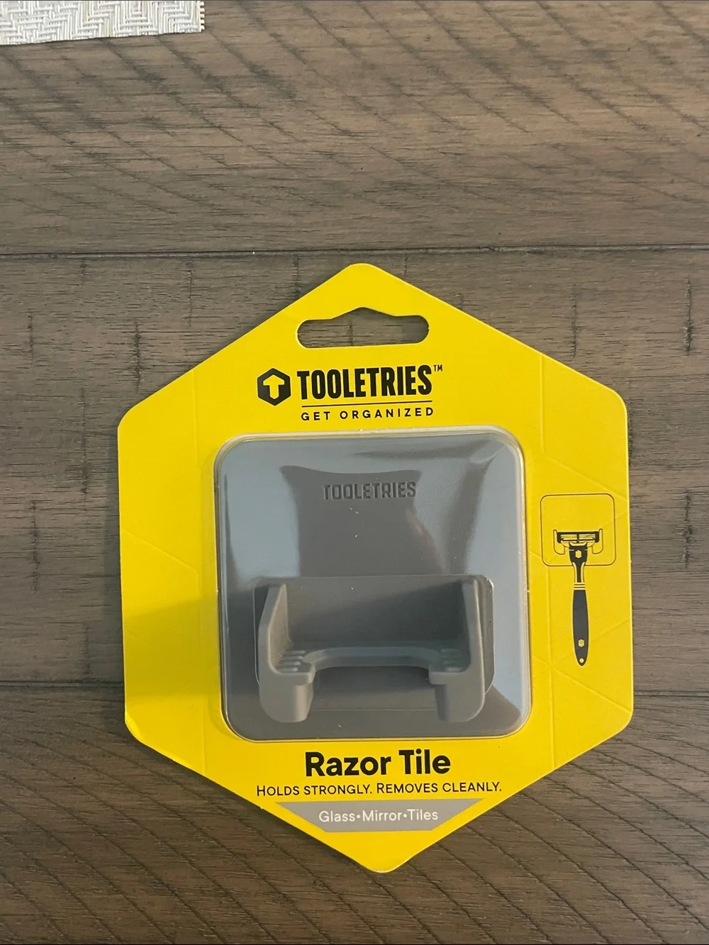 Gray Razor Tile Razor Holder